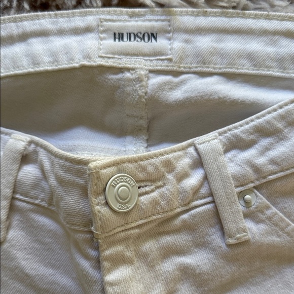 Hudson Women's White Jeans - Picture 6 of 10